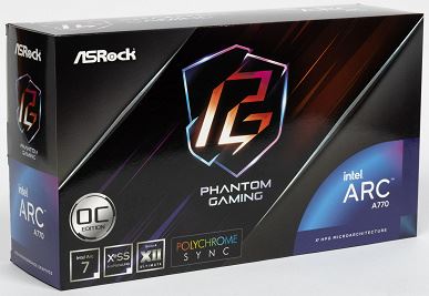 Обзор видеокарты ASRock Intel Arc A770 Phantom Gaming D OC Edition (8 ГБ)