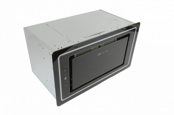 Обзор встраиваемой кухонной вытяжки Millen MBKHG 601 BL с ленточной подсветкой и дистанционным управлением